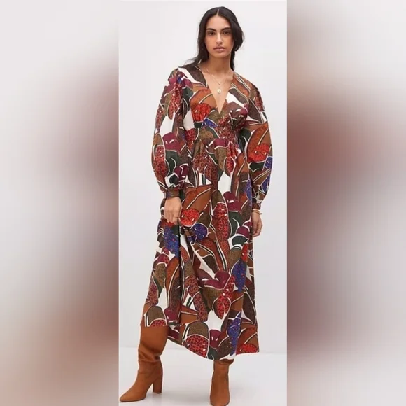 Farm Rio Fall Maxi Dress - Picture 1 of 11